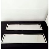 Paslanmaz Krom Plakalik Metal Nikelaj 2 Li Set