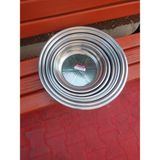 Paslanmaz Krom Süzgeç Makarna Salça Süzgeçi Süzek - 36 cm