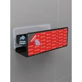 Paslanmaz Metal Banyo Rafı, Yapışkanlı Duş Rafı, Kolay Montajlı Organizer