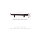 Paslanmaz Metal Kulp, Mat Siyah, Dolap Çekmece Mobilya Kulbu, Tv Ünitesi Yatak Odası Vestiyer Mutfak Için (224 Mm, Adet, 1) - 1BW-Beyaz - Ahşap