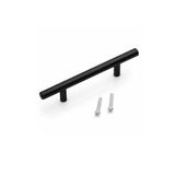 Paslanmaz Metal Kulp, Mat Siyah, Dolap Çekmece Mobilya Kulbu, TV Ünitesi Yatak Odası Vestiyer Mutfak için (320 mm, Adet, 1)