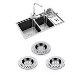 Paslanmaz Metal lavabo Süzgeci Ayarlanabilir