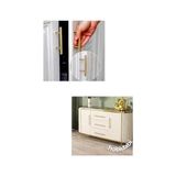 Paslanmaz Metal Mobilya Kulbu, Altın Sarı, Dolap Çekmece Tv Ünitesi Mutfak Için, Modern Stil (1, 224 Mm) - 1BW-Beyaz - Ahşap