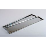 Paslanmaz Metal Plaka Altlığı Krom Plakalık 2 Adet 258831276