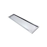 Paslanmaz Metal Plaka Altlığı. Krom Plakalık