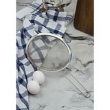 Paslanmaz Mutfak Süzgeç - Sebze Makarna Süzgeci - 18 cm - Gümüş