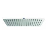 Paslanmaz Slim Tepe Duş Başlığı Kare 400Mm
