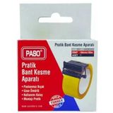 Paso Koli Bant Kesme Aparatı Siyah 1 Adet Avuç İçi Bant Makinesi 45 Mm