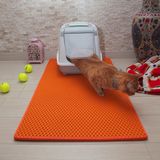 Paspas Car 60X110 cm Kedi Tuvalet Önü Paspası Turuncu