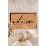 Paspas Yap Çerçeveli Welcome Koko Kapı Önü Paspası