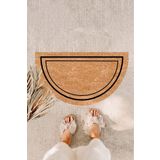 Paspas Yap Çerçeveli Yazısız Oval Kapı Önü Paspası Dış Kapı Paspası Paspas Modelleri Koko Paspas Kıl Paspas