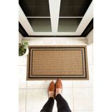 Paspas Yap Dikdörtgen Çerçeve Tasarımlı Kapı Önü Paspası 40x60 cm