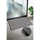 Paspas Yap Iç ve Dış Mekan Kıvırcık Paspas Suya Dayanıklı Kauçuk Kenarlı Dış Kapı Paspas - Gri - 100 x 300 cm