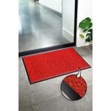 Paspas Yap Iç ve Dış Mekan Kıvırcık Paspas Suya Dayanıklı Kauçuk Kenarlı Dış Kapı Paspas - Kırmızı - 100 x 700 cm