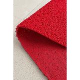 Paspas Yap Kırmızı Kırıvık Paspas Siyah Çerçeve Tasarımlı Dış Kapı Paspası - 100 x 150 cm