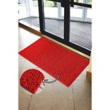 Paspas Yap Kıvırcık İşyeri Paspası Kapı Önü Paspası Apartman Dükkan Ofis Giriş Paspası Kaymaz Paspas - Kırmızı - 80 x 600 cm
