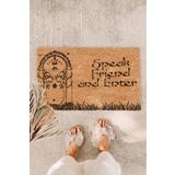 Paspas Yap Speak Friend And Enter Yüzüklerin Efendisi Koko Kapı Önü Paspası