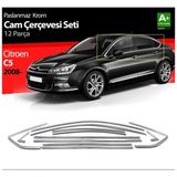 paspasgarajı Paspasgaraji Citroen C5 Krom Cam Çerçeve Seti 12 Prç 2008-2017 (Bütün