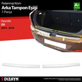 paspasgarajı Paspasgaraji Hyundai I20 Krom Arka Tampon Eşiği 2014-2018
