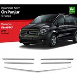 paspasgarajı Paspasgaraji Mercedes Vito W447 Krom Ön Panjur Dar Model 5 Prç. 2014-