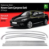 paspasgarajı Paspasgaraji Renault Fluence Krom Cam Çerçeve Seti 8 Prç 2010-2016 A+