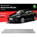 paspasgarajı Paspasgaraji Renault Fluence Krom Cam Çıtası 4 Prç 2010-2016