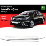 paspasgarajı Paspasgaraji Toyota Corolla Krom Cam Çıtası 4 Prç. 2013-2018