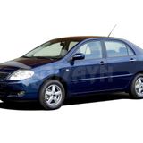 Paspasgarajı Toyota Corolla ile uyumlu Krom Kapı Kolu 4 Kapı 2002-2007