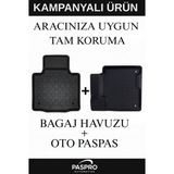 Paspro Otomotiv Renault Symbol 2013+ 3D Havuzlu Paspas Siyah +Renault Symbol Clio Symbol 2008-2012