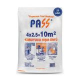 pass Hişir Koruma Boya Örtüsü-10M2-25 Adet