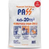 Pass Hışır Koruma Boya ÖRTÜSÜ-20M2 (25 Adet)-Eşyalarınız Temiz Kalır-Sonradan Temizlik Yapmak Gerektirmez