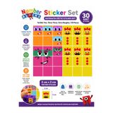 Pass Pano Number Blocks Matematik Eğitici Birim Küp Snapcubes Terrible Two Octo-Naughty 30 Adet Sticker