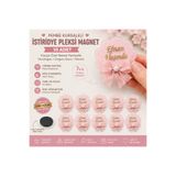 Pass Pano Pembe Kurdaleli İstiridye Pleksi Magnet 10 Adet | Kişiye Özel Bebek Hediyelik | Yenidoğan, Doğum Günü, Mevlüt