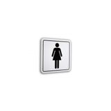 Pass Pano Pvc Sembol Bayan Wc 12X12 cm