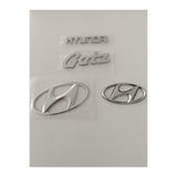 Passenger Car Oto Yedek Parça HYUNDAİ GETZ BAGAJ YAZISI GETZ ÖN PANJUR VE ARKA BAGAJ ARMASI LOGO 4LÜ SET