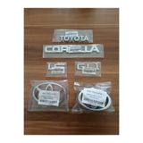 Passenger Car Oto Yedek Parça Toyota Corolla Bagaj Yazısı 1.6 GLİ Yazı Ön ve Arka Arma Corolla Efsane Kasa Ae101 1992 - 1997