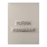 Passenger Car Oto Yedek Parça TOYOTA COROLLA BAGAJ YAZISI 2003-2017 MODEL KROM NİKELAJ KAPLAMA TOYOTA COROLLA YAZI