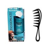 Passionate Mavi Renkli Saç Şekillendirici Pudra Wax 20 gr ve Şekil Tarak Set Takımı