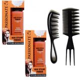 Passionate Şekillendirici Hacim Veren Saç Pudrası 20 Gr Turuncu X 2+Croc1102 Şekillendirici Tarak Seti 2li