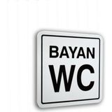 Passpano Pano Pvc Sembol Bayan Wc 12X12 Cm.