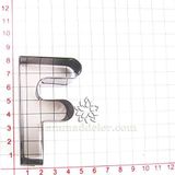 Pasta F Harfi Kurabiye Kalıbı - 7 cm