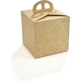 Pasta Kabı Beyaz-Kraft 10 x 10 cm 100 Adet
