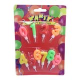 Pasta Market Pasta Markettime Mum Rakam 0 Dan 9 A Kadar Kürdanlı Set - 1 Adet