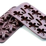 Pasta Silikon Yılbaşı Süsleri Çikolata Kalıbı (1240) - 12 Adet