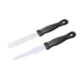 Pasta Sıvama Spatulası Oval Ve Sivri Uçlu 2 Li Set