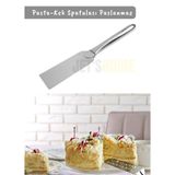 Pasta Spatulası Paslanmaz Kek Spatulası Krema Spatula No:4 Çelik 31 Cm