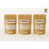 Pasta Süsleme Şekeri Boncuk Şeker Metalik Inci Beyazı (40 Gr.x3 Pkt) Sprinkles