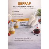 Pasta Ürünleri Tek Kullanımlık 72 Li Krema Torbası Şeffaf