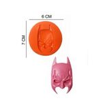 Pastaland Şeker Hamur Kalıbı Silikon Batman Maske 6 x 7 cm - 1 Adet
