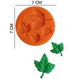 Pastaland Şeker Hamur Kalıbı Silikon Çınar Yaprakları 7*7 cm